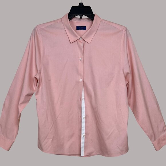 UNTUCKit Coral Toscano Shirt Men’s Size 16 L Long Sleeve Flip Cuff Style #13134 - Picture 4 of 12